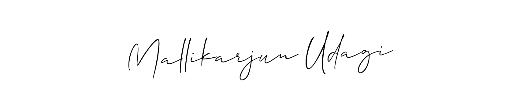 How to Draw Mallikarjun Udagi signature style? Allison_Script is a latest design signature styles for name Mallikarjun Udagi. Mallikarjun Udagi signature style 2 images and pictures png