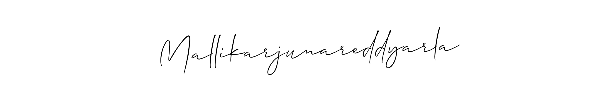 if you are searching for the best signature style for your name Mallikarjunareddyarla. so please give up your signature search. here we have designed multiple signature styles  using Allison_Script. Mallikarjunareddyarla signature style 2 images and pictures png