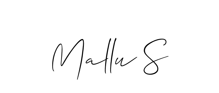 Here are the top 10 professional signature styles for the name Mallu S. These are the best autograph styles you can use for your name. Mallu S signature style 2 images and pictures png