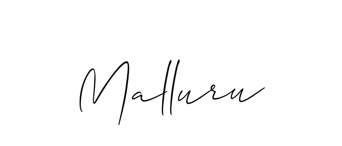 Once you've used our free online signature maker to create your best signature Allison_Script style, it's time to enjoy all of the benefits that Malluru name signing documents. Malluru signature style 2 images and pictures png