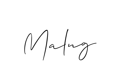 Malng stylish signature style. Best Handwritten Sign (Allison_Script) for my name. Handwritten Signature Collection Ideas for my name Malng. Malng signature style 2 images and pictures png