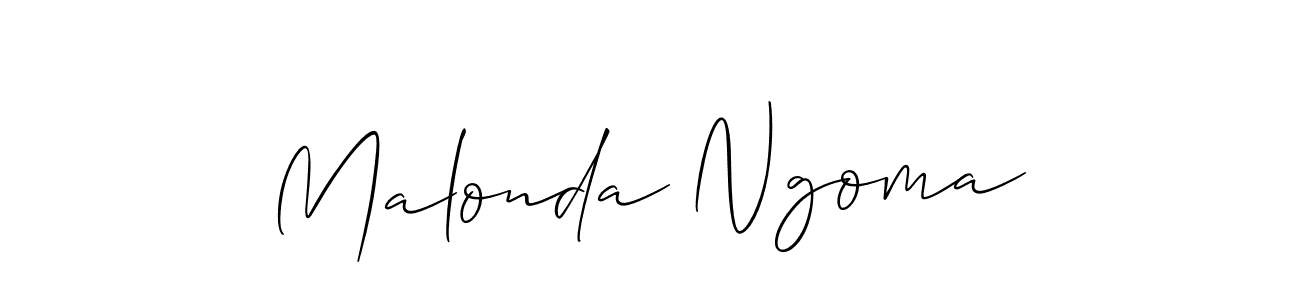 Once you've used our free online signature maker to create your best signature Allison_Script style, it's time to enjoy all of the benefits that Malonda Ngoma name signing documents. Malonda Ngoma signature style 2 images and pictures png