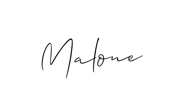 It looks lik you need a new signature style for name Malone. Design unique handwritten (Allison_Script) signature with our free signature maker in just a few clicks. Malone signature style 2 images and pictures png