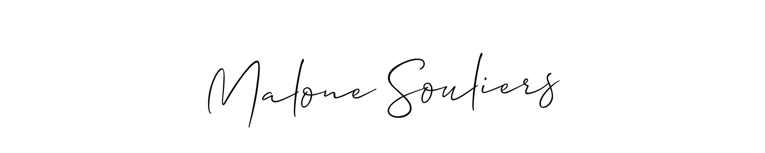 How to Draw Malone Souliers signature style? Allison_Script is a latest design signature styles for name Malone Souliers. Malone Souliers signature style 2 images and pictures png