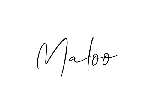 Allison_Script is a professional signature style that is perfect for those who want to add a touch of class to their signature. It is also a great choice for those who want to make their signature more unique. Get Maloo name to fancy signature for free. Maloo signature style 2 images and pictures png
