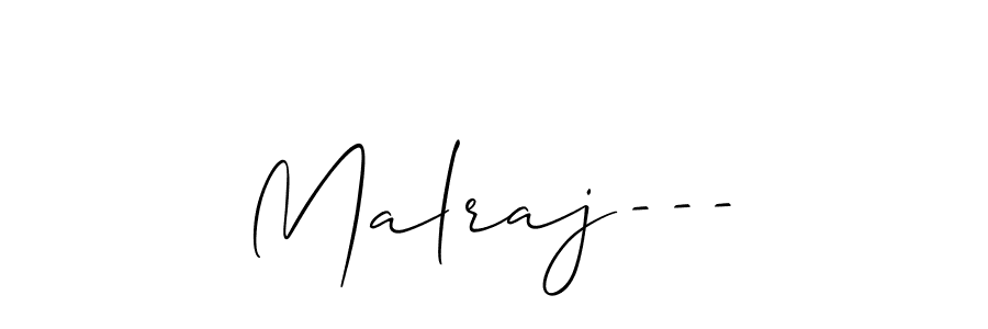 Make a beautiful signature design for name Malraj---. Use this online signature maker to create a handwritten signature for free. Malraj--- signature style 2 images and pictures png