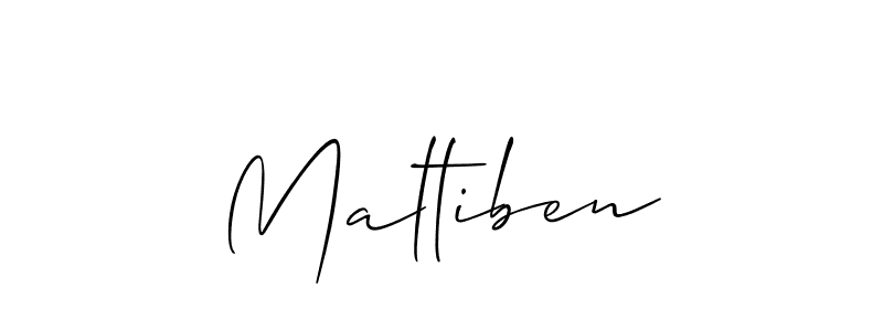Best and Professional Signature Style for Maltiben. Allison_Script Best Signature Style Collection. Maltiben signature style 2 images and pictures png