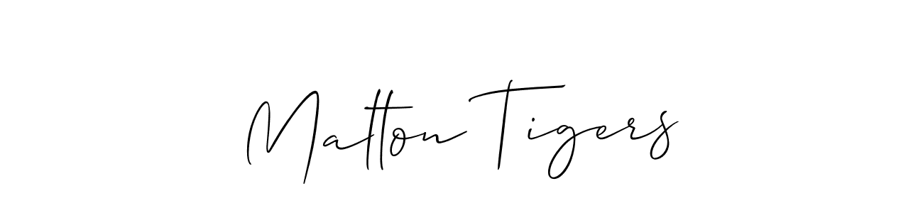 This is the best signature style for the Malton Tigers name. Also you like these signature font (Allison_Script). Mix name signature. Malton Tigers signature style 2 images and pictures png