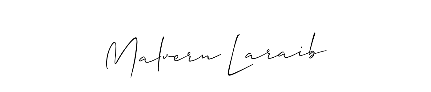 if you are searching for the best signature style for your name Malvern Laraib. so please give up your signature search. here we have designed multiple signature styles  using Allison_Script. Malvern Laraib signature style 2 images and pictures png