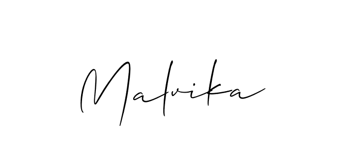 Malvika stylish signature style. Best Handwritten Sign (Allison_Script) for my name. Handwritten Signature Collection Ideas for my name Malvika. Malvika signature style 2 images and pictures png