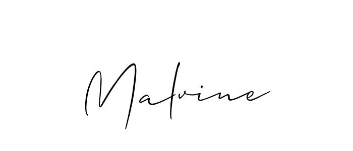 if you are searching for the best signature style for your name Malvine. so please give up your signature search. here we have designed multiple signature styles  using Allison_Script. Malvine signature style 2 images and pictures png