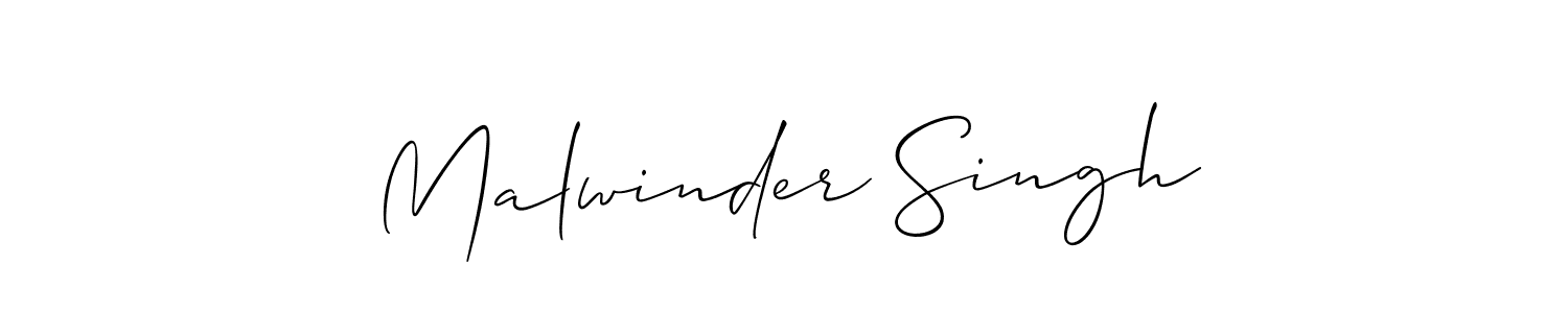 Also we have Malwinder Singh name is the best signature style. Create professional handwritten signature collection using Allison_Script autograph style. Malwinder Singh signature style 2 images and pictures png