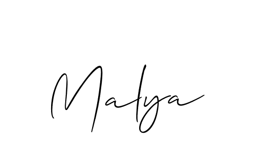 Make a beautiful signature design for name Malya. Use this online signature maker to create a handwritten signature for free. Malya signature style 2 images and pictures png