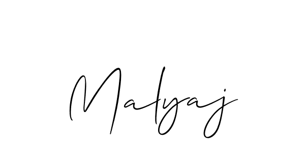 You should practise on your own different ways (Allison_Script) to write your name (Malyaj) in signature. don't let someone else do it for you. Malyaj signature style 2 images and pictures png
