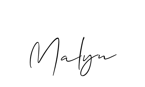 You can use this online signature creator to create a handwritten signature for the name Malyn. This is the best online autograph maker. Malyn signature style 2 images and pictures png