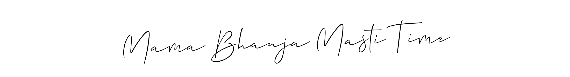 Best and Professional Signature Style for Mama Bhanja Masti Time. Allison_Script Best Signature Style Collection. Mama Bhanja Masti Time signature style 2 images and pictures png