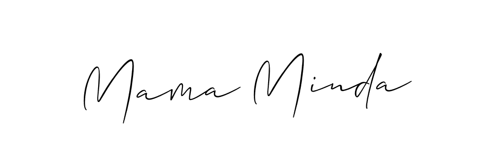 Make a short Mama Minda signature style. Manage your documents anywhere anytime using Allison_Script. Create and add eSignatures, submit forms, share and send files easily. Mama Minda signature style 2 images and pictures png