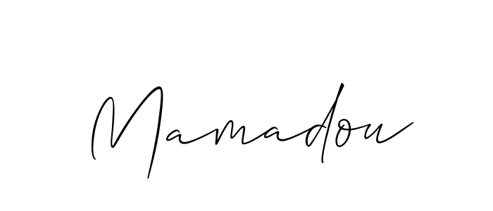 Make a short Mamadou signature style. Manage your documents anywhere anytime using Allison_Script. Create and add eSignatures, submit forms, share and send files easily. Mamadou signature style 2 images and pictures png