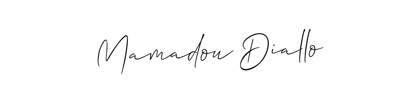 if you are searching for the best signature style for your name Mamadou Diallo. so please give up your signature search. here we have designed multiple signature styles  using Allison_Script. Mamadou Diallo signature style 2 images and pictures png