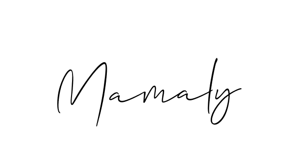 Once you've used our free online signature maker to create your best signature Allison_Script style, it's time to enjoy all of the benefits that Mamaly name signing documents. Mamaly signature style 2 images and pictures png