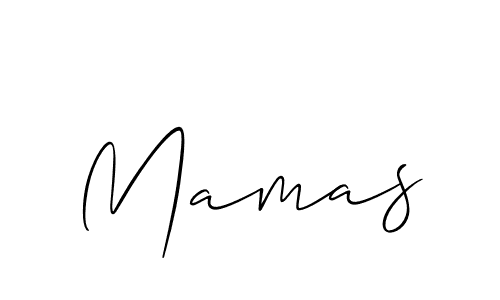 if you are searching for the best signature style for your name Mamas. so please give up your signature search. here we have designed multiple signature styles  using Allison_Script. Mamas signature style 2 images and pictures png