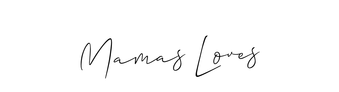 Make a beautiful signature design for name Mamas Loves. Use this online signature maker to create a handwritten signature for free. Mamas Loves signature style 2 images and pictures png