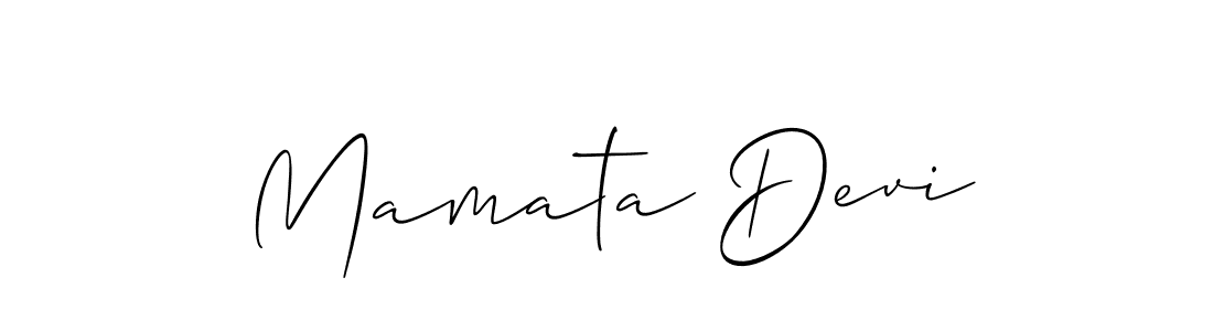 Best and Professional Signature Style for Mamata Devi. Allison_Script Best Signature Style Collection. Mamata Devi signature style 2 images and pictures png