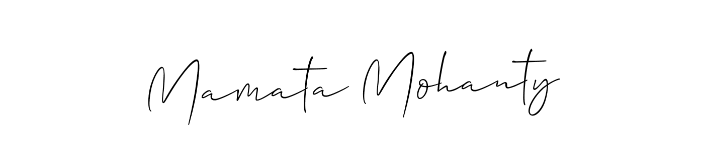 It looks lik you need a new signature style for name Mamata Mohanty. Design unique handwritten (Allison_Script) signature with our free signature maker in just a few clicks. Mamata Mohanty signature style 2 images and pictures png
