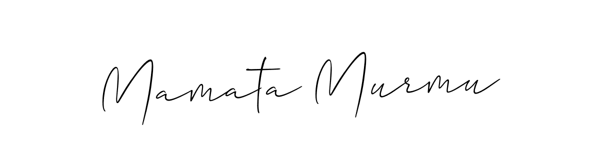 How to make Mamata Murmu signature? Allison_Script is a professional autograph style. Create handwritten signature for Mamata Murmu name. Mamata Murmu signature style 2 images and pictures png
