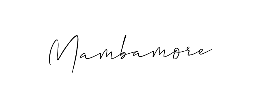 Mambamore stylish signature style. Best Handwritten Sign (Allison_Script) for my name. Handwritten Signature Collection Ideas for my name Mambamore. Mambamore signature style 2 images and pictures png