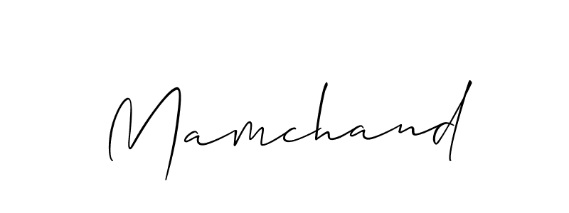 Best and Professional Signature Style for Mamchand. Allison_Script Best Signature Style Collection. Mamchand signature style 2 images and pictures png