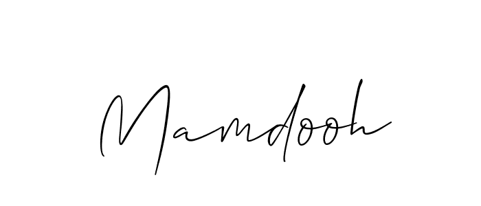 Make a beautiful signature design for name Mamdooh. Use this online signature maker to create a handwritten signature for free. Mamdooh signature style 2 images and pictures png