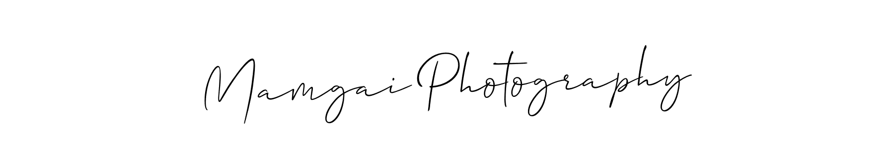 Also we have Mamgai Photography name is the best signature style. Create professional handwritten signature collection using Allison_Script autograph style. Mamgai Photography signature style 2 images and pictures png
