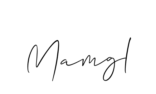 Best and Professional Signature Style for Mamgl. Allison_Script Best Signature Style Collection. Mamgl signature style 2 images and pictures png