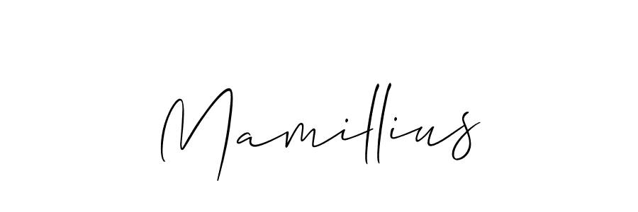 Best and Professional Signature Style for Mamillius. Allison_Script Best Signature Style Collection. Mamillius signature style 2 images and pictures png