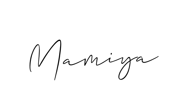 This is the best signature style for the Mamiya name. Also you like these signature font (Allison_Script). Mix name signature. Mamiya signature style 2 images and pictures png