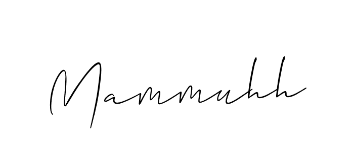 You should practise on your own different ways (Allison_Script) to write your name (Mammuhh) in signature. don't let someone else do it for you. Mammuhh signature style 2 images and pictures png