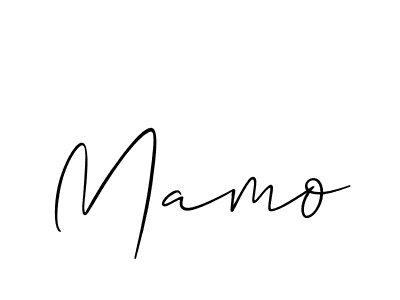 The best way (Allison_Script) to make a short signature is to pick only two or three words in your name. The name Mamo include a total of six letters. For converting this name. Mamo signature style 2 images and pictures png