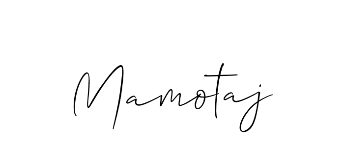 You should practise on your own different ways (Allison_Script) to write your name (Mamotaj) in signature. don't let someone else do it for you. Mamotaj signature style 2 images and pictures png