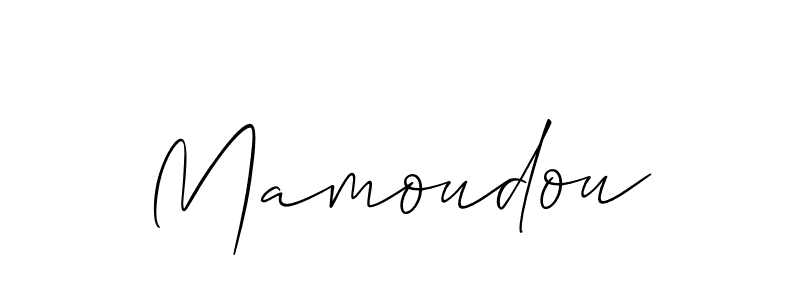 The best way (Allison_Script) to make a short signature is to pick only two or three words in your name. The name Mamoudou include a total of six letters. For converting this name. Mamoudou signature style 2 images and pictures png