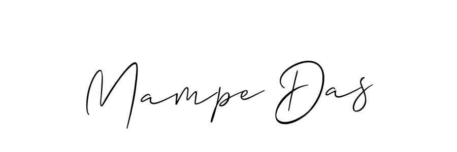 Use a signature maker to create a handwritten signature online. With this signature software, you can design (Allison_Script) your own signature for name Mampe Das. Mampe Das signature style 2 images and pictures png