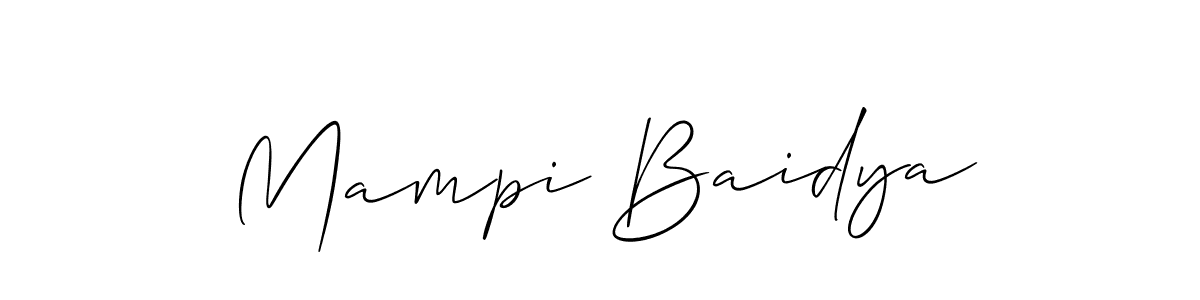 Make a beautiful signature design for name Mampi Baidya. Use this online signature maker to create a handwritten signature for free. Mampi Baidya signature style 2 images and pictures png
