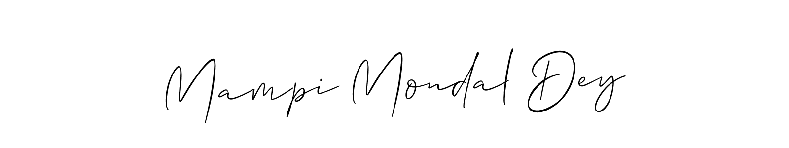 See photos of Mampi Mondal Dey official signature by Spectra . Check more albums & portfolios. Read reviews & check more about Allison_Script font. Mampi Mondal Dey signature style 2 images and pictures png