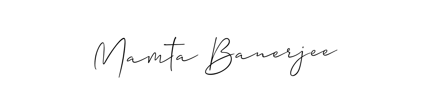 Also You can easily find your signature by using the search form. We will create Mamta Banerjee name handwritten signature images for you free of cost using Allison_Script sign style. Mamta Banerjee signature style 2 images and pictures png