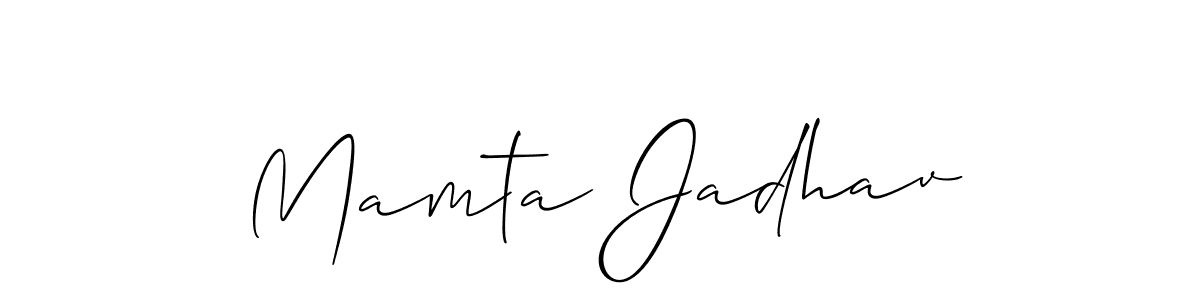 Make a beautiful signature design for name Mamta Jadhav. Use this online signature maker to create a handwritten signature for free. Mamta Jadhav signature style 2 images and pictures png