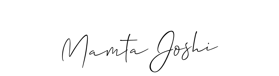 You should practise on your own different ways (Allison_Script) to write your name (Mamta Joshi) in signature. don't let someone else do it for you. Mamta Joshi signature style 2 images and pictures png