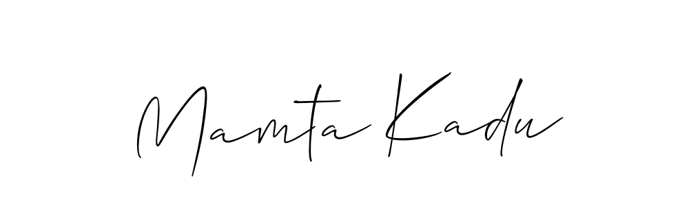 Best and Professional Signature Style for Mamta Kadu. Allison_Script Best Signature Style Collection. Mamta Kadu signature style 2 images and pictures png