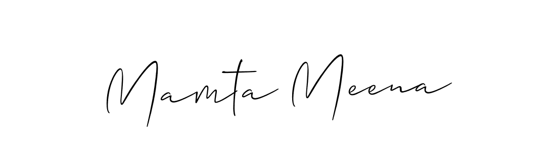You should practise on your own different ways (Allison_Script) to write your name (Mamta Meena) in signature. don't let someone else do it for you. Mamta Meena signature style 2 images and pictures png