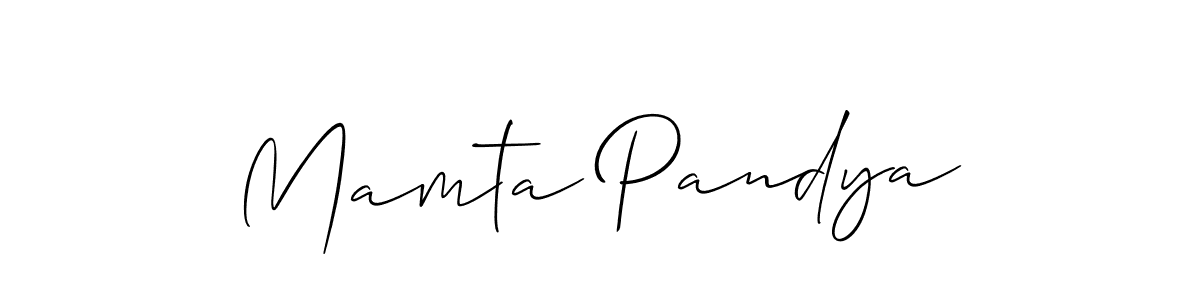 Make a beautiful signature design for name Mamta Pandya. Use this online signature maker to create a handwritten signature for free. Mamta Pandya signature style 2 images and pictures png