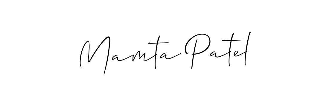 Similarly Allison_Script is the best handwritten signature design. Signature creator online .You can use it as an online autograph creator for name Mamta Patel. Mamta Patel signature style 2 images and pictures png